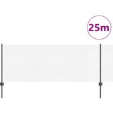 vidaXL Zavarena žičana ograda s 11 U stupovima Siva 0.8x25 m Čelik | shoptok.hr
