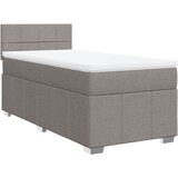 Maison Chic Box spring postelja - Vzmetna postelja z vzmetnico taupe 80x200 cm blago SL5042, (21887819) | Shoptok.si