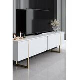 Hanah home set za dnevnu sobu luxe white gold