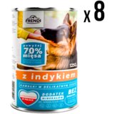 FRENDI Konzerva za pse ćuretina 1.250g x8 komada | ePonuda.com