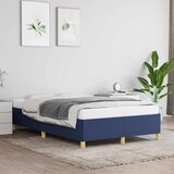  Okvir kreveta bez madraca plavi 120x190 cm od tkanine | shoptok.hr