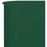  Vjetrobran s 9 panela od tkanine 1200 x 160 cm zeleni | shoptok.hr