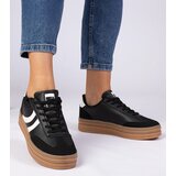 Gemre Black women's platform sneakers Melly | shoptok.hr