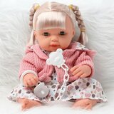 Lean Toys Punčka v puloverju z dudo in zvoki 30 cm | Shoptok.si