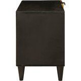 TV ormar Crna i zlatna 80 x 33 x 46 cm Konstruirano drvo | shoptok.hr