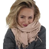 Pri Scarf Thick scarf tassels single color warm soft 200x70 cm Cene