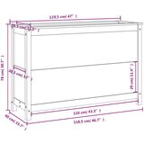  Povišena vrtna gredica 119 5 x 40 x 78 cm od masivne duglazije | shoptok.hr