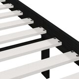 vidaXL okvir za krevet od masivne borovine crni 140 x 190 cm | shoptok.hr