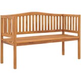 vidaXL Vrtna klupa 150 cm od masivne tikovine - 150 cm 1 1 | shoptok.hr