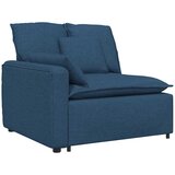  Modularni kauč s naslonom za ruke i jastucima plavi 100 cm | shoptok.hr