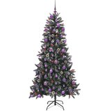  Umjetno božićno drvce Zelena 210 cm PVC, Plastika i Čelik | shoptok.hr