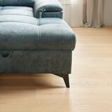Mömax Sedežna Garnitura Sierra, Temno Modra, Ležišče, Predal | Shoptok.si
