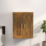Maison Chic Stenska omarica - Zidna omarica dimljeni hrast 69,5x32,5x90 cm inženirski les iu415, (22062390) | Shoptok.si