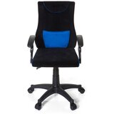 MID.YOU Mladinski Vrtljiv Stol Kiddy Pro Al, Črna, Modra | Shoptok.si