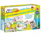 KidArt oblikuj po številkah! komplet plastelina - čarobna bitja | Shoptok.si