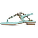 Alma En Pena Sandali & Odprti čevlji V240767 Zelena | Shoptok.si