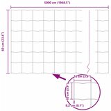 Euro ograda 0,6 x 50 m Željezo prekriveno PVC-om | shoptok.hr