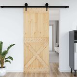 vidaXL Vrata NARVIK 90 x 210 cm od masivne borovine | shoptok.hr