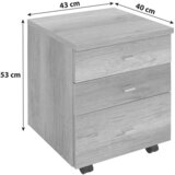 Mömax Predalnik Na Kolescih 4-You New, Barva Hrasta | Shoptok.si