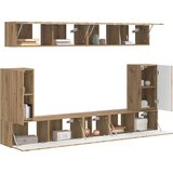  Komplet TV omaric 5 pcs Umetni hrast Konstruiran les - - Rjava - 83.33 - 98 x 31 x 29,5 cm - 2025-vidaXL-Uvoz_2 | Shoptok.si