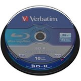 Verbatim BD-R SL 25GB 6x Printable 10 Pack Jewel Case 10 kom | Shoptok.si