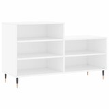 Maison Chic Omarica za obutev - Kopa za čevlje bela 102x36x60 cm inženirski les, (21776461) Cene