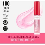 Rimmel London Thrill Seeker Glassy Gloss sijaj za ustnice za večji volumen odtenek 100 Coco Suga 10 ml | Shoptok.si
