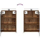  Komplet omaric za kopalnico s polico 3 pcs 126 x 16 x 62,5 cm, (5000246219) | Shoptok.si