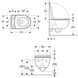 Geberit Geberit Duofix Delta Basic set 3u1 + Perla WC Šolja sa WC daskom | ePonuda.com