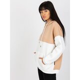 RUE PARIS Sweatshirt-AP-BL-AP-3001.98P-white-beige | Shoptok.si