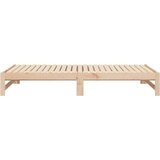  Dnevni ležaj na izvlačenje 2 x (90 x 200) cm masivna borovina | shoptok.hr