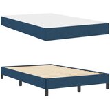 Krevet s opruga kutije s madracem Plava 120 x 200 cm tkanina | shoptok.hr