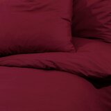  Set posteljine za poplun bordo 155x220 cm lagana mikrovlakna | shoptok.hr