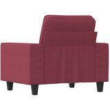  Fotelja crvena boja vina 60 cm od tkanine | Shoptok.si