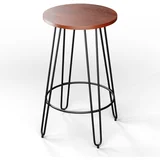 Bistro stol, Hamilton Ø60cm, drveni čelični okvir