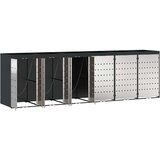  Skladištenje kanti za 3 kante Antracit 340 x 77.5 x 115.5 cm | shoptok.hr