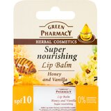 Green Pharmacy Lip Care hranilni balzam za ustnice SPF 10 brez silikonov, parabenov in barvil 3.6 g | Shoptok.si