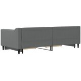  Dnevni krevet na razvlačenje i ladice tamnosivi 90 x 200 cm | shoptok.hr