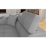 ELTAP Svijetlo siva baršunasti sklopiva/s prostorom za odlaganje kutna garnitura (s desnim kutom/u obliku slova L) Anton – | shoptok.hr