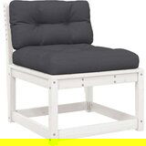  6-dijelni set vrtnih sofa s jastucima bijeli masivna borovina | shoptok.hr