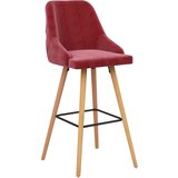 Furnova Barski stolčki 2 kosa vinsko rdeč žamet, (21949353) | Shoptok.si