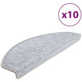  Prostirke za stepenice 10 kom 65x24x4 cm svijetlo sive poluokrugle velike | Eponuda.com
