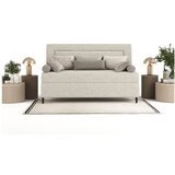 Maison de Rêve Siva/bež oblazinjena postelja 90x200 cm Alba – | Shoptok.si