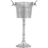  Rashlađivač za pjenušac od punog aluminija 39x29x71 cm srebrni | shoptok.hr