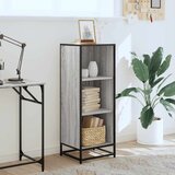 vidaXL Knjižna omara siva sonoma 40x35x107,5 cm | Shoptok.si