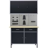  Radni stol s tri zidne ploče i jednim ormarićem | shoptok.hr