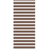 Zebra zavjesa Smeđa 115x200 cm Širina tkanine 110,9 cm Poliester | shoptok.hr