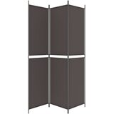 Sobna pregrada s 3 panela smeđa 150x220 cm od tkanine | shoptok.hr