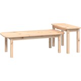  2-dijelni set stolića za kavu od masivne borovine | shoptok.hr