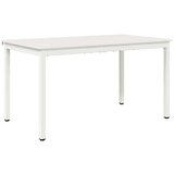  Stol za objedovanje Bijelo 140 x 80 x 75 cm Čvrsto borovo drvo | shoptok.hr